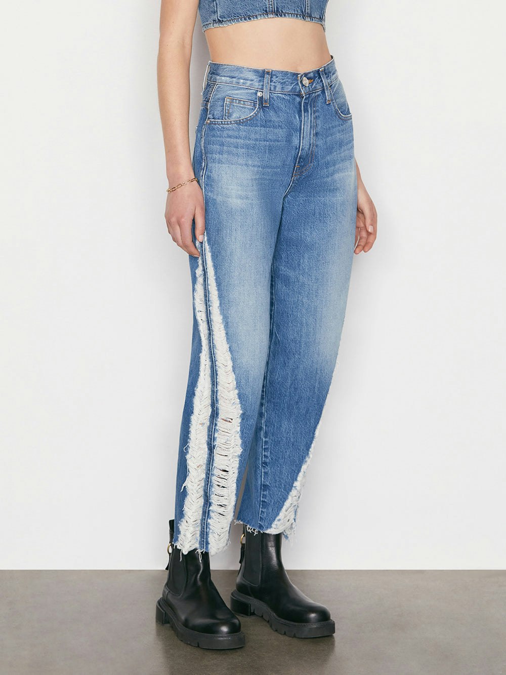 jeans front view